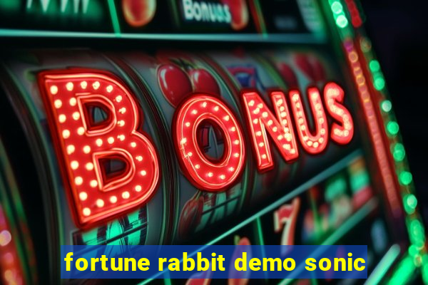 fortune rabbit demo sonic